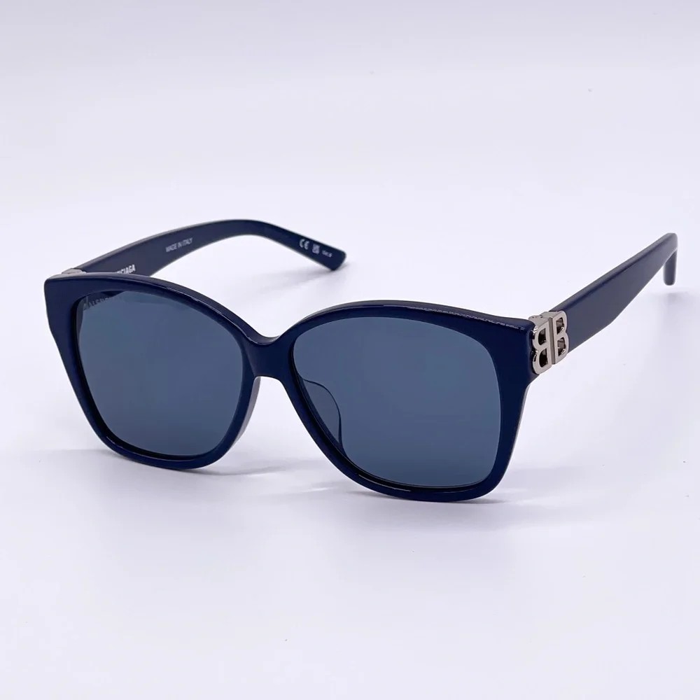 NEW BB0135SA 004 WOMEN BLUE BALENCIAGA SUNGLASSES BB0135S